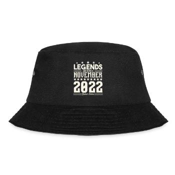 Legends Are Born In November 2022.Gift anniversary - Bucket Hat - black - Front - Lela (165cm)
