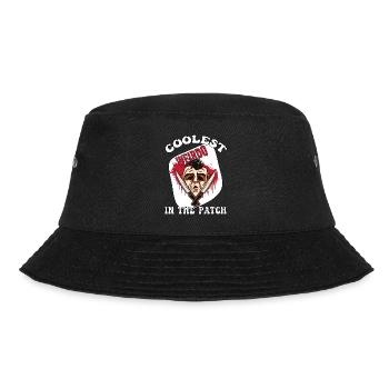 Coolest Weirdo In The Patch Serial Killer - Bucket Hat - Schwarz - Vorne - Lela (165cm)