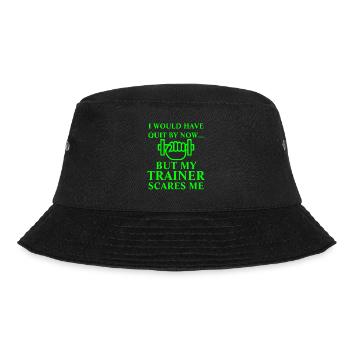 I Would Have Quit By Now - Bucket Hat - black - Front - Lela (165cm)