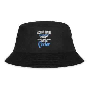 Sporttauchen Geschenk Unterwasser Sporttaucher - Bucket Hat - Schwarz - Vorne - Lela (165cm)