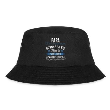Papa tu ne m'as peut être pas donné la vie cadeau - Bob - noir - Devant - Lela (165cm)