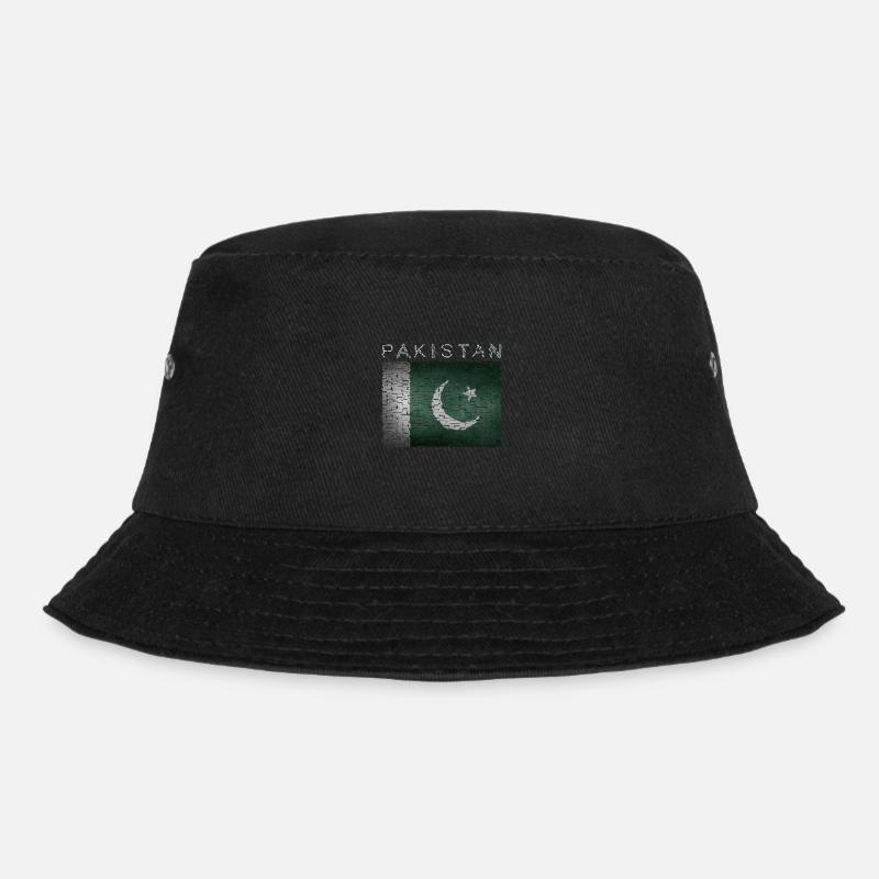 Pakistan Flag - Bucket Hat - black