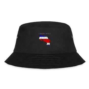 Costa Rica Map Flag - Bucket Hat - black - Front - Lela (165cm)
