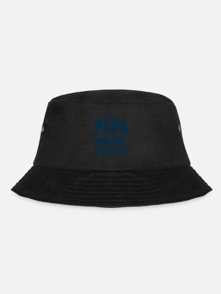 Stolzer Papa von vier Kindern - Bucket Hat - Schwarz