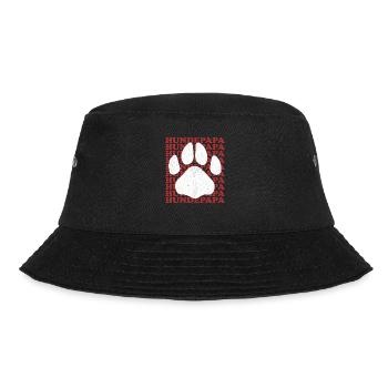 Dog Papa Dogs Master Dog Owner Gift - Bucket Hat - black - Front - Lela (165cm)