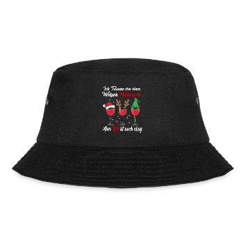 I dream of a white Christmas but red is - Bucket Hat - black - Front - Lela (165cm)