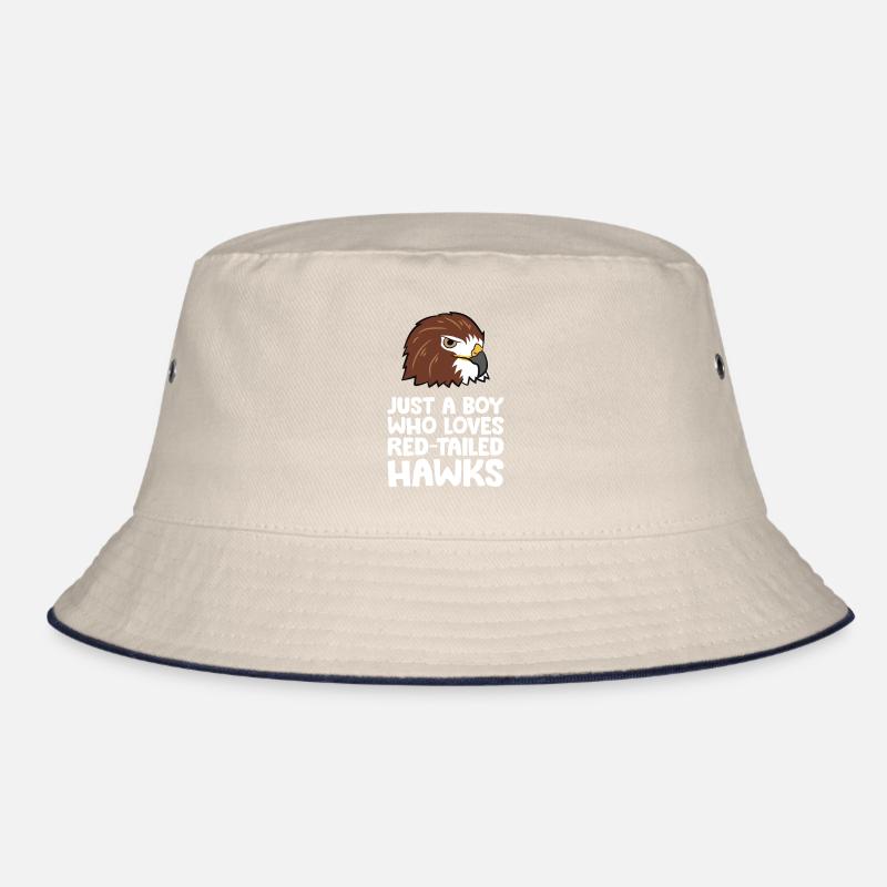 Nur ein Junge, der Rotschwanzbussarde liebt Bucket Hat