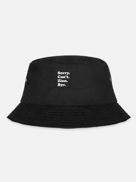 Sorry, Can't Bye - Zion - Bucket Hat - black