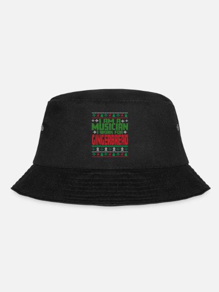 Musiker Weihnachten Spruch - Bucket Hat - Schwarz