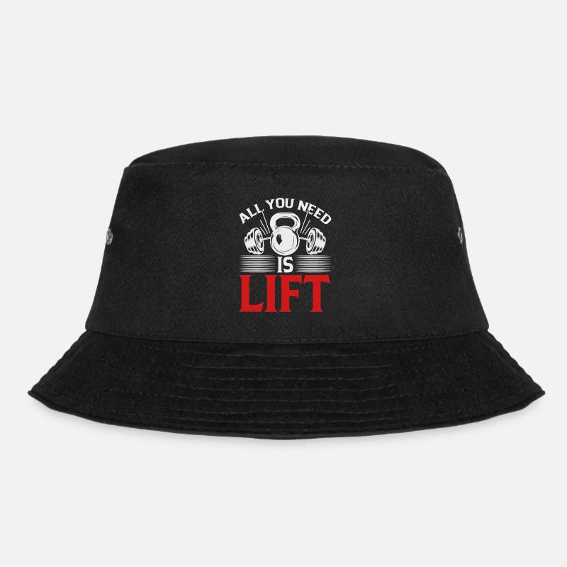 Training - Bucket Hat - Schwarz