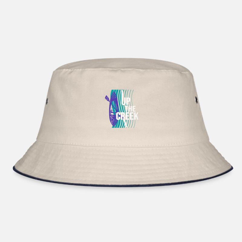 Up The Creek Kayaking Canoe Rower Paddle Rowing Ka Bucket Hat