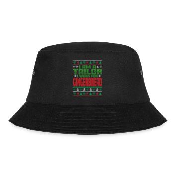 Schneider Weihnachten Spruch - Bucket Hat - Schwarz - Vorne - Lela (165cm)