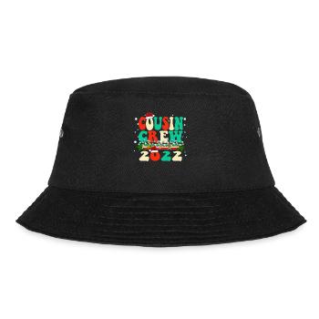 Vintage-Farbe Klassisches Weihnachtsdesign - Cousin Cr - Bucket Hat - Schwarz - Vorne - Lela (165cm)