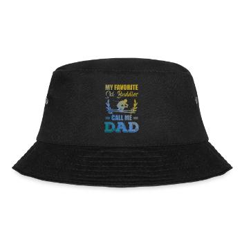 ski freund papa - Bucket Hat - Schwarz - Vorne - Lela (165cm)