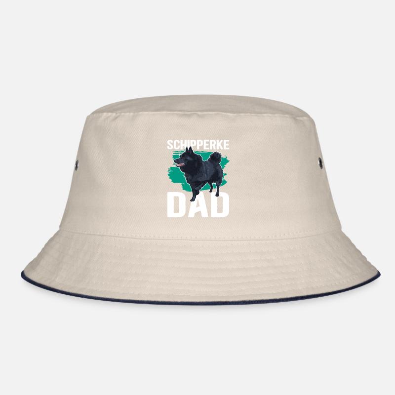 Schipperke Dad Hundebesitzer Hundehalter Geschenk Bucket Hat