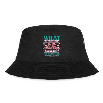 What happens on the girls' journey remains funny - Bucket Hat - black - Front - Lela (165cm)