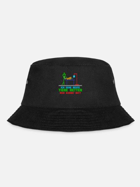 Tierarzt Veterinär Tierarztpraxis - Bucket Hat - Schwarz