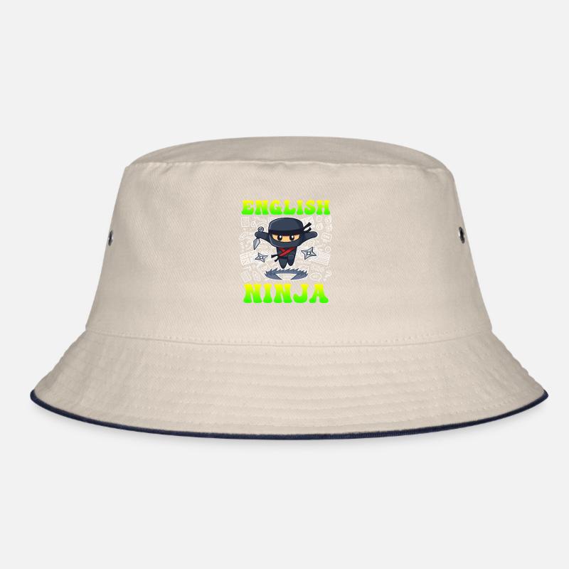 Englischlehrer Ninja ich bin Englisch Lehrer Bucket Hat