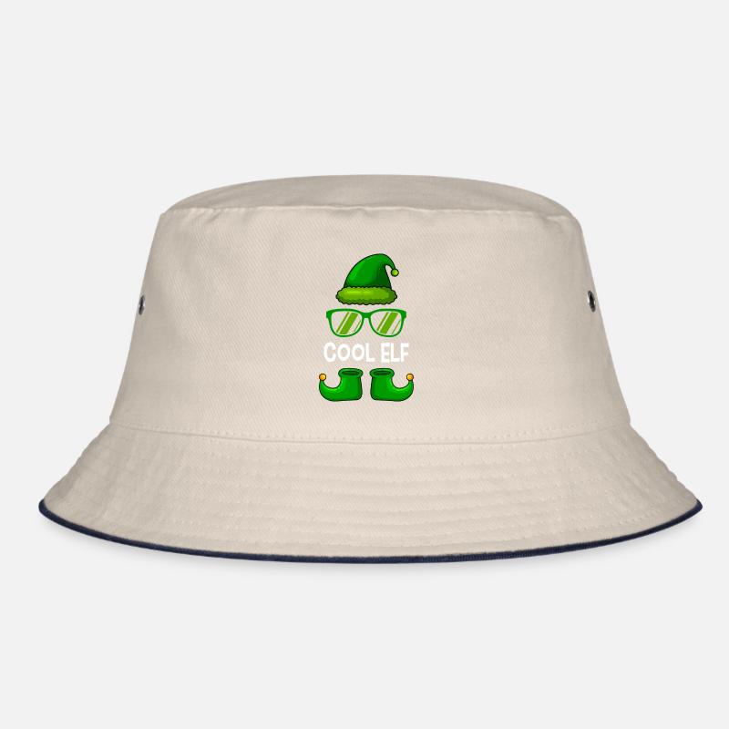 Coole Elfe lustige Weihnachten Nikolaus Bucket Hat