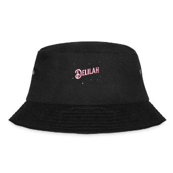 Nom de Dalila personnalisé - Bob - noir - Devant - Lela (165cm)