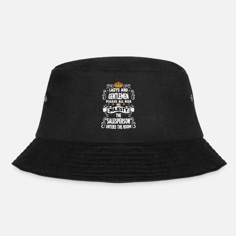 Verkäufer T witziges Spruch Motiv Verkäufer - Bucket Hat - Schwarz