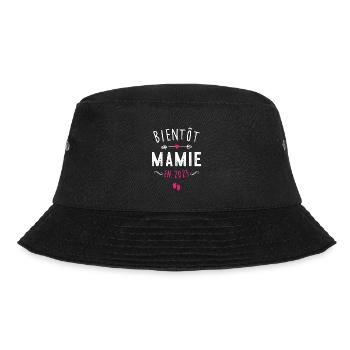 bientôt Mamie 2023 Nouvelle Naissance Grossesse - Bob - noir - Devant - Lela (165cm)