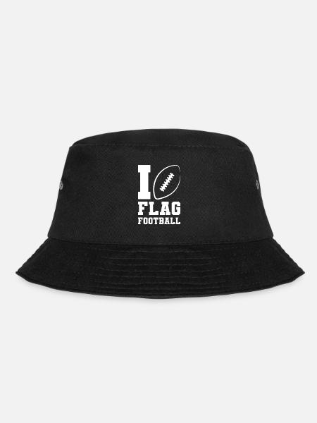 J’adore l’équipe de ballon des joueurs de flag football - Bob - noir