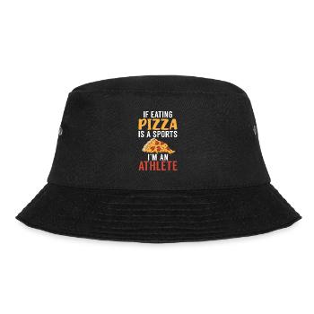 Snack Pizzalove Pizza Lover Gift - Bucket Hat - black - Front - Lela (165cm)