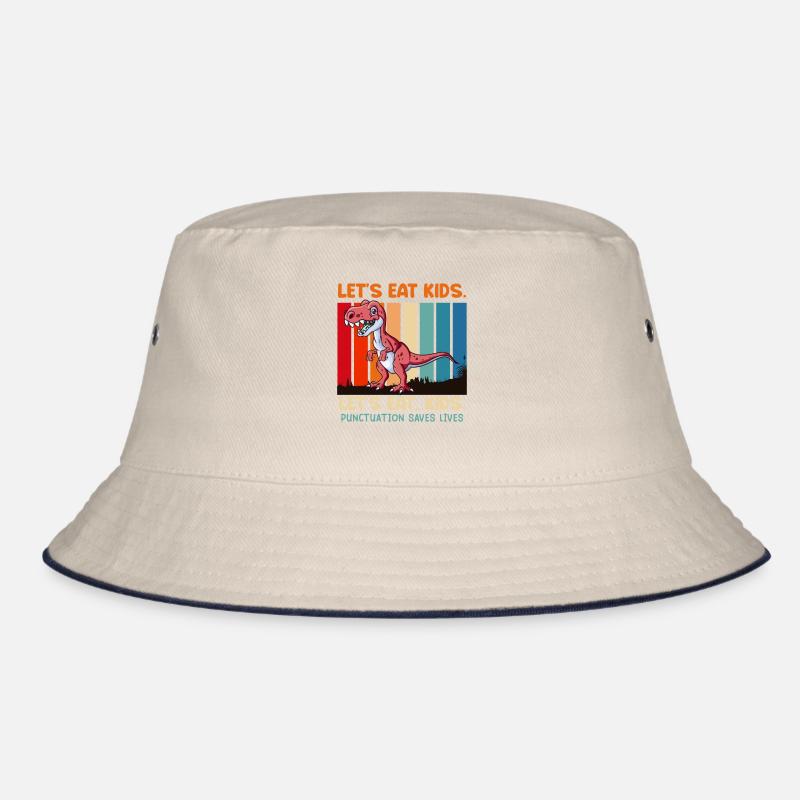 Satzzeichen sind wichtig Schüler essen Lehrer Bucket Hat