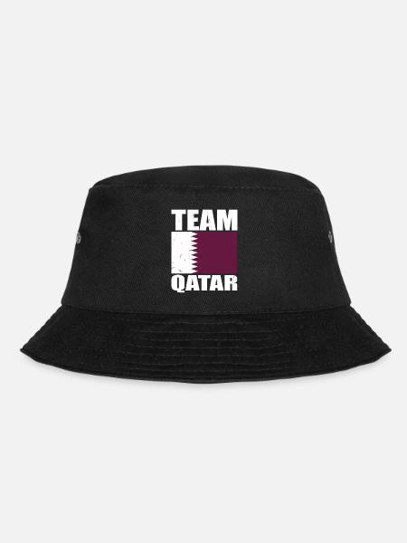 Team Katar Fußball - Bucket Hat - Schwarz