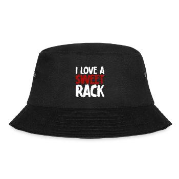 I Love A Sweet Rack - Bucket Hat - black - Front - Lela (165cm)