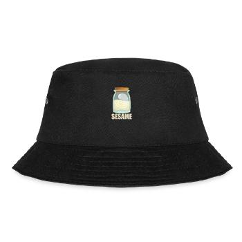 Sesame Spice Taste Food Cooking - Bucket Hat - black - Front - Lela (165cm)