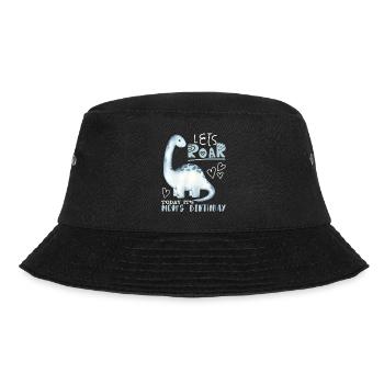 Dinosaur Mama-Mother, Happy Birthday - Bucket Hat - black - Front - Lela (165cm)