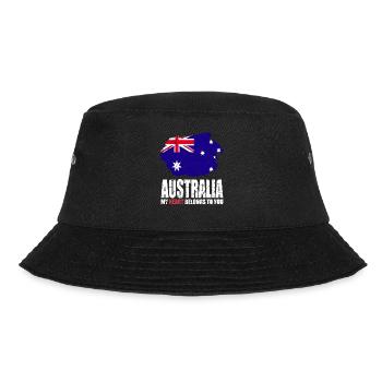 Drapeau de l’Australie - Bob - noir - Devant - Lela (165cm)