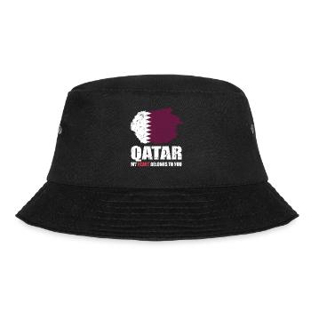Qatar Flag - Bucket Hat - black - Front - Lela (165cm)