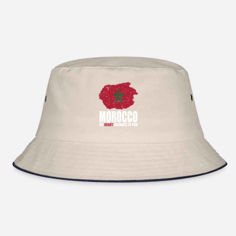 Morocco Flag Bucket Hat