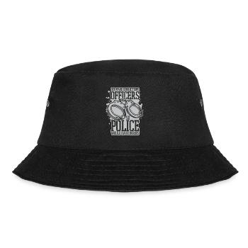 Correctional officer Guard Law enforcement officer - Bucket Hat - black - Front - Lela (165cm)