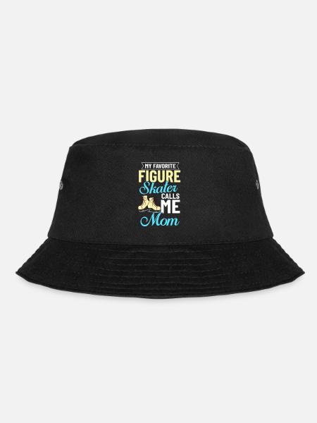 Eiskunstlauf Eisläufer Schlittschuhe Eislaufen - Bucket Hat - Schwarz
