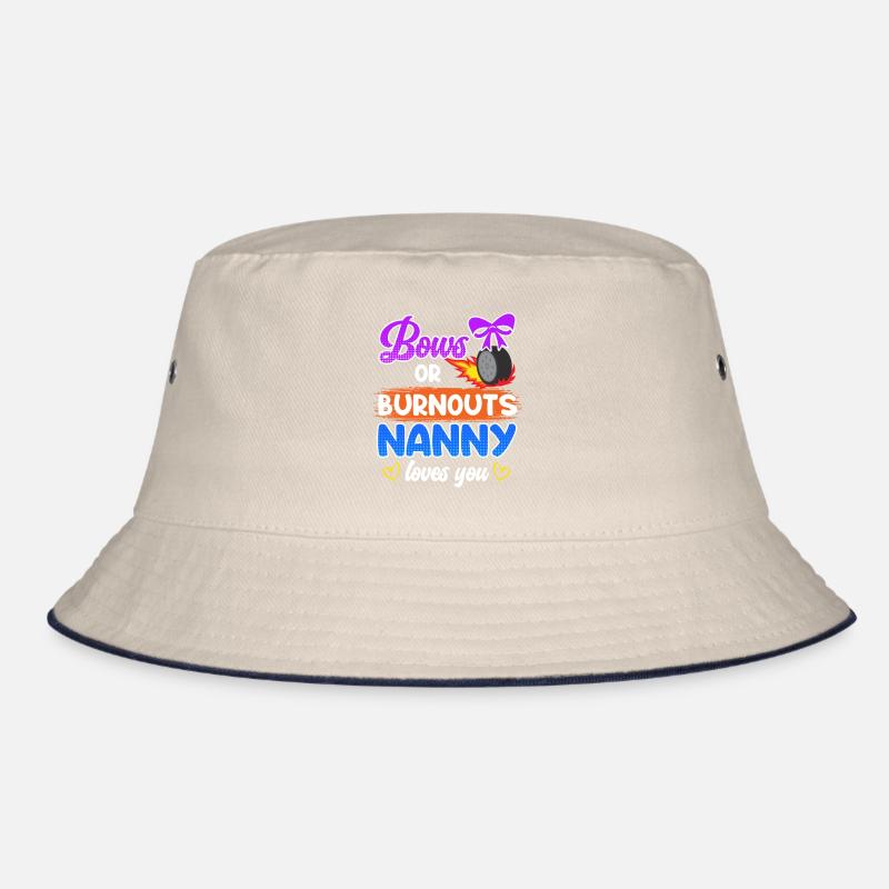 Schleife oder Burnout hab dich lieb Tagesmutter Bucket Hat