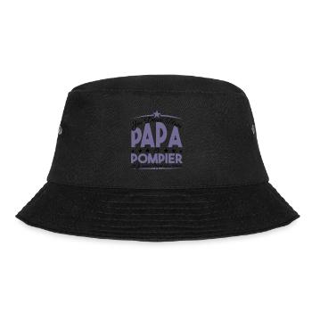 J'ai deux titres Papa et Pompier, Cadeau Papa. - Bob - noir - Devant - Lela (165cm)