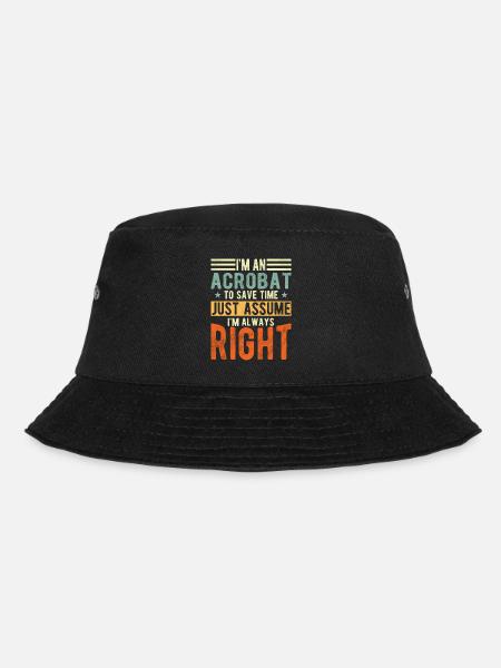 Akrobat - Bucket Hat - Schwarz