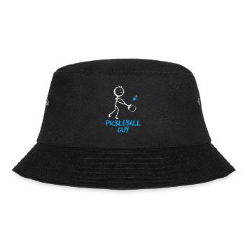 Funny Pickleball Design Men Boys Guy Pickleball Pl - Bucket Hat - Schwarz - Vorne - Lela (165cm)
