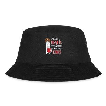 Treeing Walker Coonhound - Bucket Hat - Schwarz - Vorne - Lela (165cm)