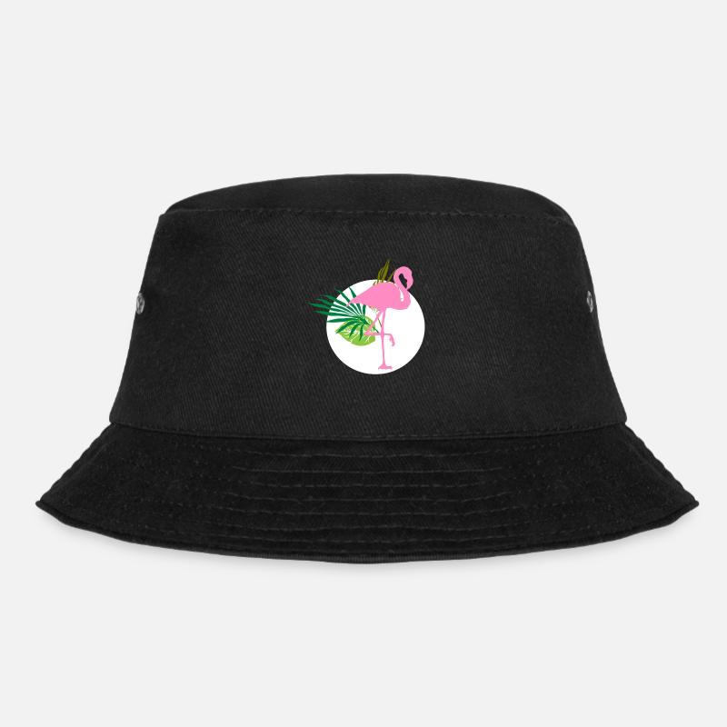 Flamingo - Bucket Hat - Schwarz