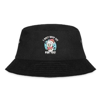 Halloween Scary Christmas Horror Fan Scary Snowman - Bucket Hat - black - Front - Lela (165cm)