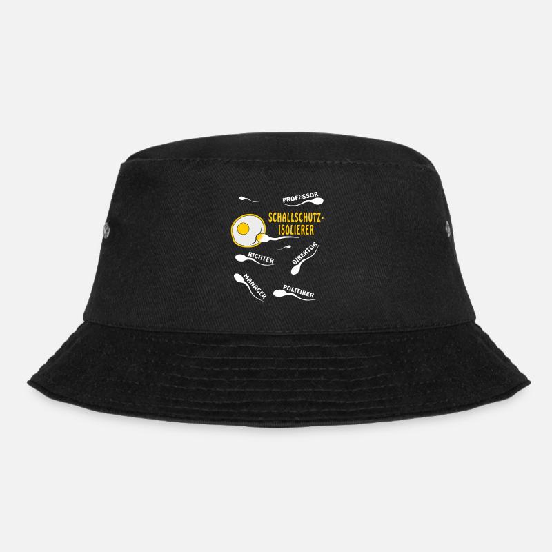 SCHALLSCHUTZISOLIERER - Bucket Hat - Schwarz