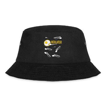 INSTALLATEUR - Bucket Hat - Schwarz - Vorne - Lela (165cm)