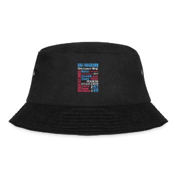 San Francisco Golden Gate California Gift - Bucket Hat - black - Front - Lela (165cm)