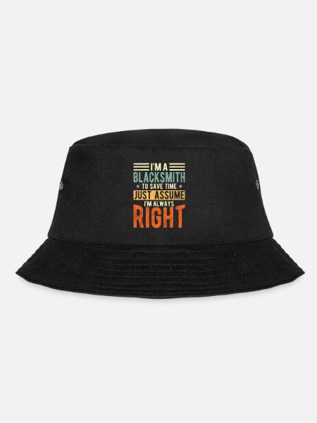 Schmied - Bucket Hat - Schwarz