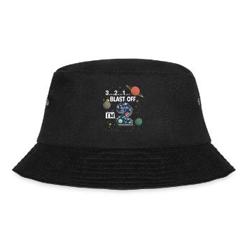 Blast Off Ich Bin2 Jahre Alt, 2. Geburtstag - Bucket Hat - Schwarz - Vorne - Lela (165cm)